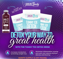 Load image into Gallery viewer, Tummy Tox Drink - 4 Week Supply (Diy kit comes with products and instructions for how to make it)